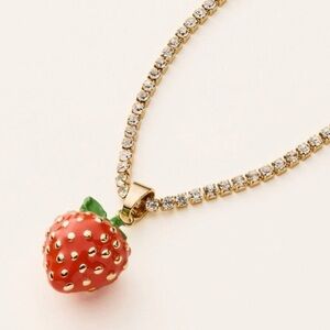 Kate Spade Target Strawberry Necklace
